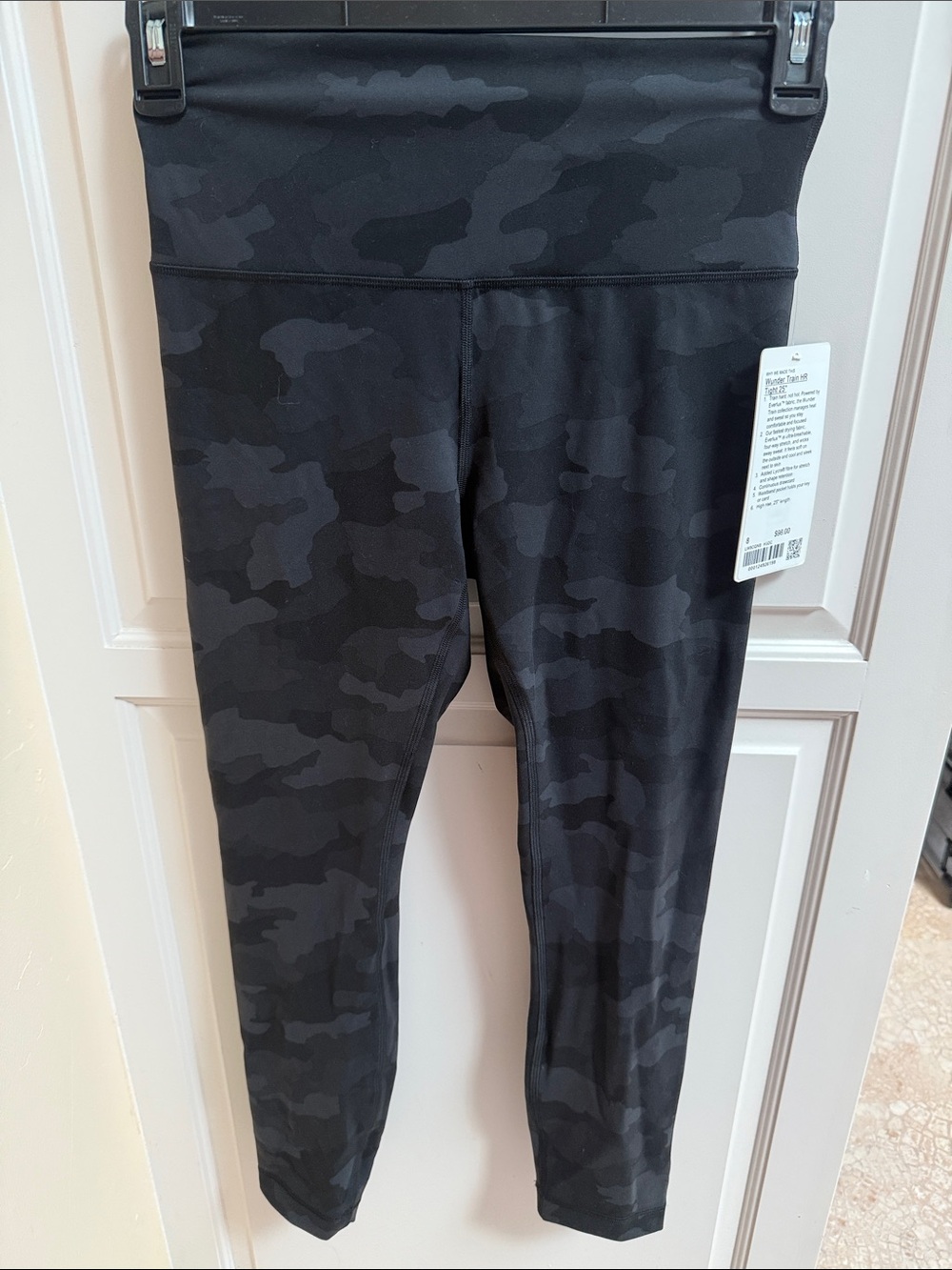 lululemon black camo wunder train